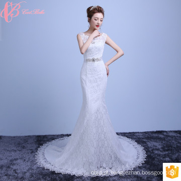 Sexy Mermaid Lace Alibaba Long Tail Wedding Dress 2017